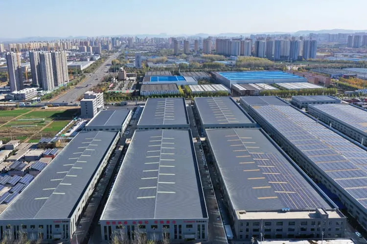 Handemo CNC fabrikasının havadan görünümü
