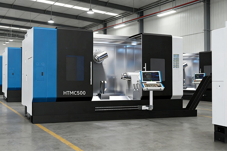 Küçük ve Orta Ölçekli Üreticiler İçin HTMC500 5 Eksenli Torna-Freze Merkezi