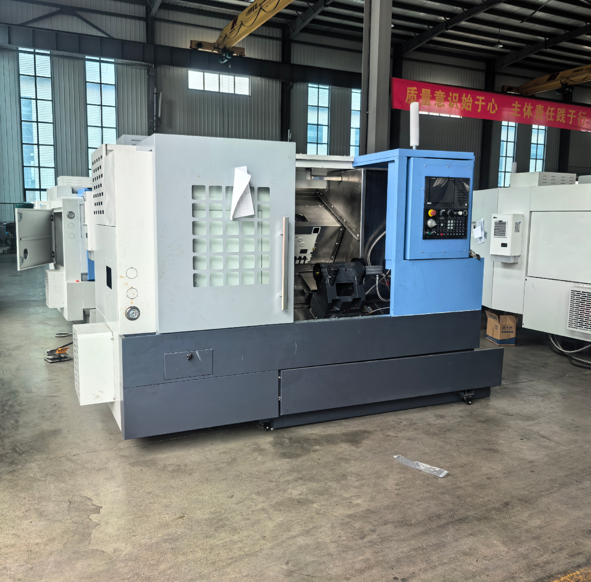 TCK6050 CNC Eğimli Yataklı Torna