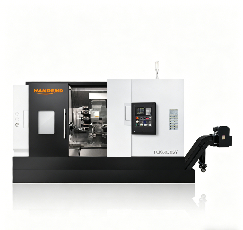 TCK6050SY CNC Çift İş Milli Torna-Freze Merkezi