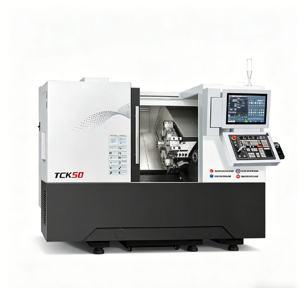TCK50 CNC Eğimli Yataklı Torna