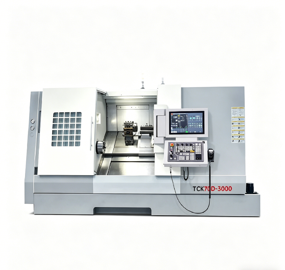 TCK70D CNC Eğimli Yataklı Torna